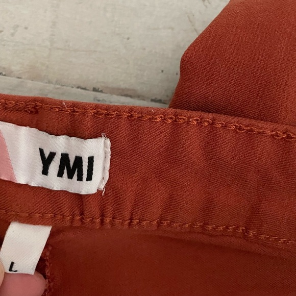 YMI Pant Burnt Orange Women’s Size Large - Picture 6 of 7